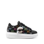 SNEAKER KAPRI SORT STRASS LOGO MULTI