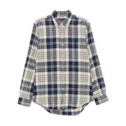 Flannel Plaid Check Skjorte