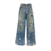 Bredbenet Denim Jeans