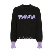 Fed Front Print Sweater