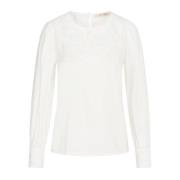 Romantisk Feminin Lucy Bluse Off White