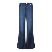 Blå Flare Jeans