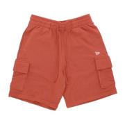 Cargo Shorts Mursten Rød/Hvid