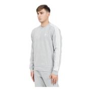 Klassisk 3-Stripes Crewneck Sweater