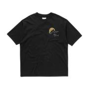 Sort Awakening Grafisk Tee