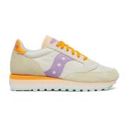 JAZZ TRIPLE SNEAKER Tan/Lilac