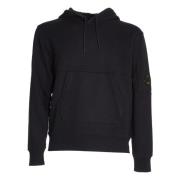 Diagonal Raised Fleece Lens Hooded Sweatshirt