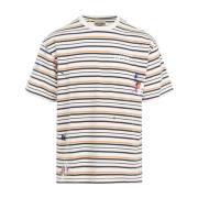 Stribet T-shirt i Multi Nelson Stil