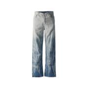 Gradient Distressed Jeans