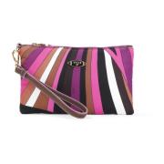 Pink & Purple Clutch Taske