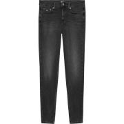 Sort Skinny Fit Stretch Denim Jeans