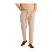 Beige Joggingbukser Gulerodspasform