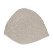 Flettet Beige Uldblanding Kvindes Hat