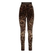 Leopard Jacquard Leggings