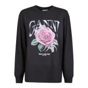 Rose Langærmet Jersey T-shirt