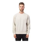 Beige Crewneck Sweater Orange Collection