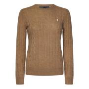 Brun Cable Strik Sweater