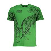 Tiger Print T-shirt - Grøn