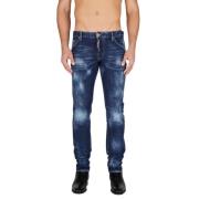 Blå Slim Fit Jeans