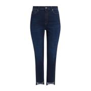 Slim-fit Asymmetriske Jeans