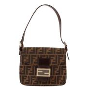 Pre-owned Stof fendi-tasker