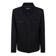 Quiltet Uld Overshirt