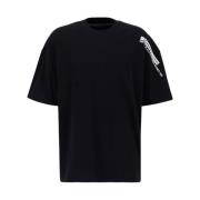 Flock Logo T-Shirt Sort 2024