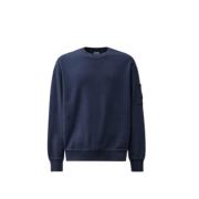 Diagonal Fleece Sweatshirt