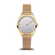 Unisex ur Ultra Slim 31 mm 3 ATM Safirglas Slim Design Milanese Armbån...