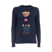 Polo Bear Pullover Bomuld Linned Sweater