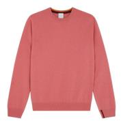 Kashmir Pink Sweater Ribbed Manchetter