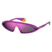 Pink Plastik Dame Solbrille