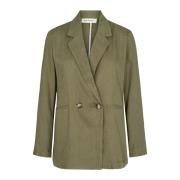 Tidløs Army Green Blazer