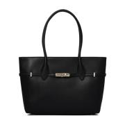 Sort Goccia Tote Taske