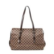 Pre-owned Coated canvas louis-vuitton-tasker