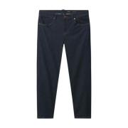 Kontraststing Tapered Stretch Jeans