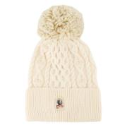 Pom Pom Hat i Creme Farve