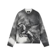 Høj hals Maskot Print Sweater