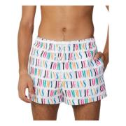 Logo Print Badeshorts