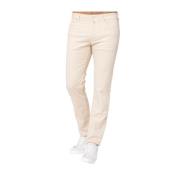 Lys beige bomuldscanvas Bard jeans