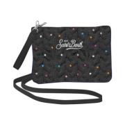 Tricot og strass clutch taske