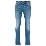 Lys Blå Slim Fit Denim Jeans