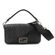 Pre-owned Stof fendi-tasker