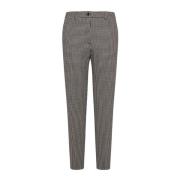 Slim Fit Ankel Jacquard Stretch Bukser