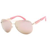 Rosa Metal Kvindes Solbrille