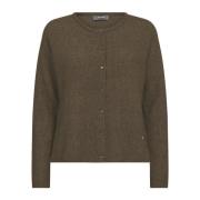 Blød Strik Cardigan Pine Bark