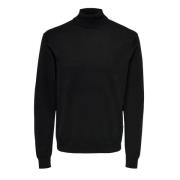 Elegant Rollneck Sweater til Mænd