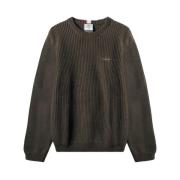 Grøn militærstil sweater