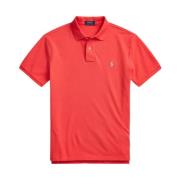 Rød polo skjorte Custom Slim Fit