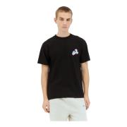 Bomuld Jersey Krone Grafisk T-shirt